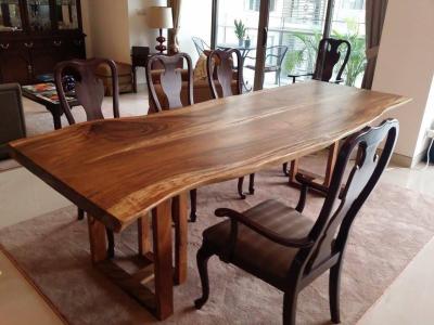 WOODEN SLAB TABLE